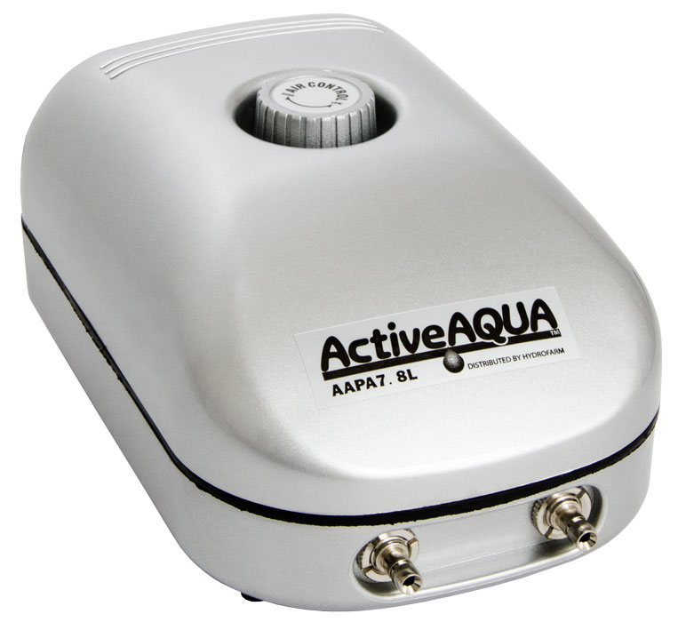 Active Aqua Air Pump, 2 Outlets, 3W, 7.8 L/min | Wholesale Growers Direct