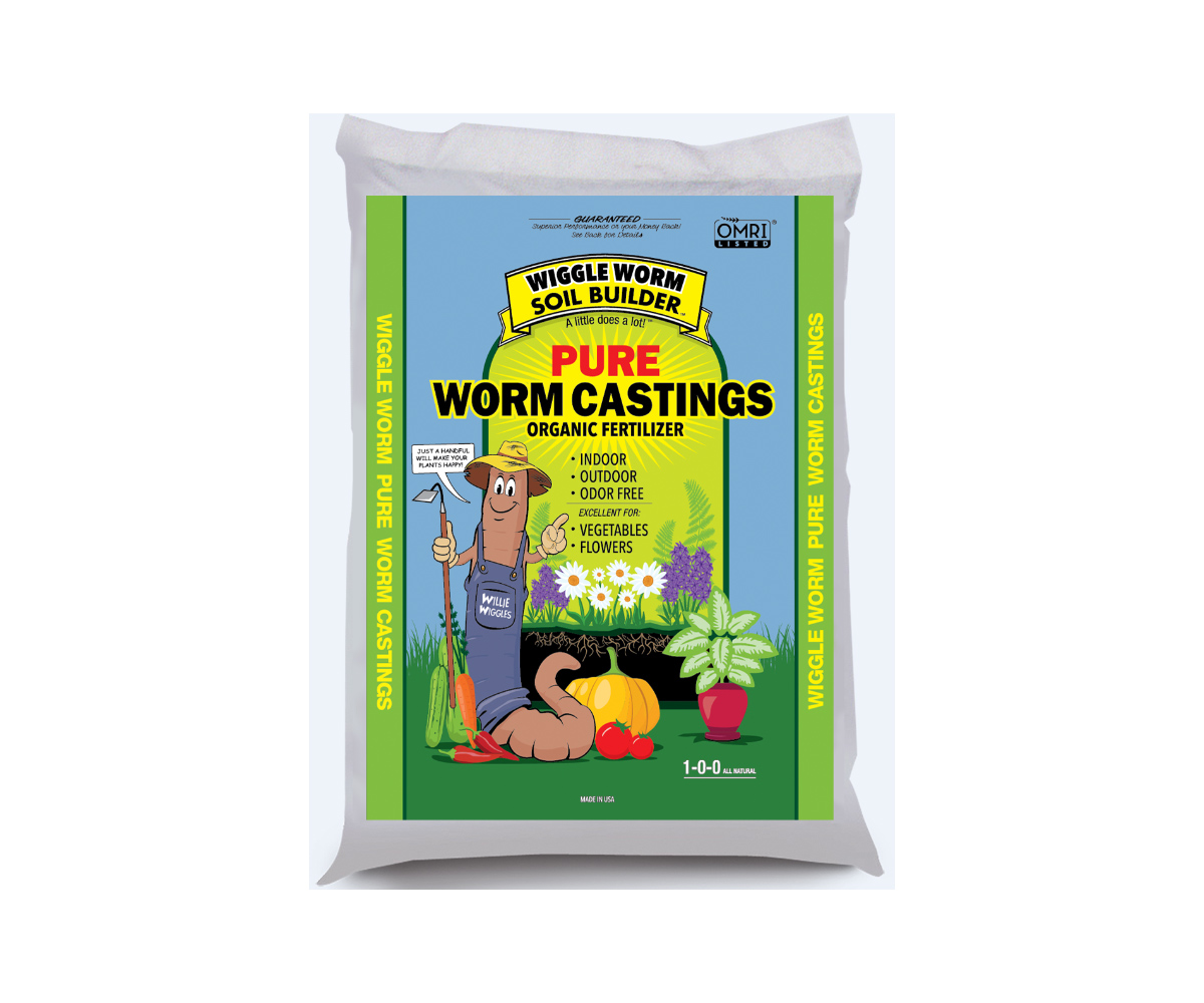 Wiggle Worm Pure Worm Castings, 30 lbs Wholesale Growers Direct